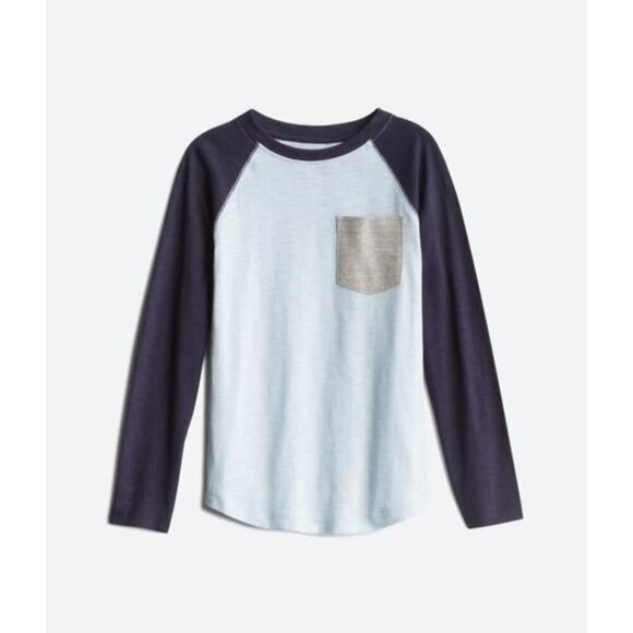 Boys Size XS - Rumi + Ryder The Classic Raglan Pocket Long Sleeve - Picture 1 of 6